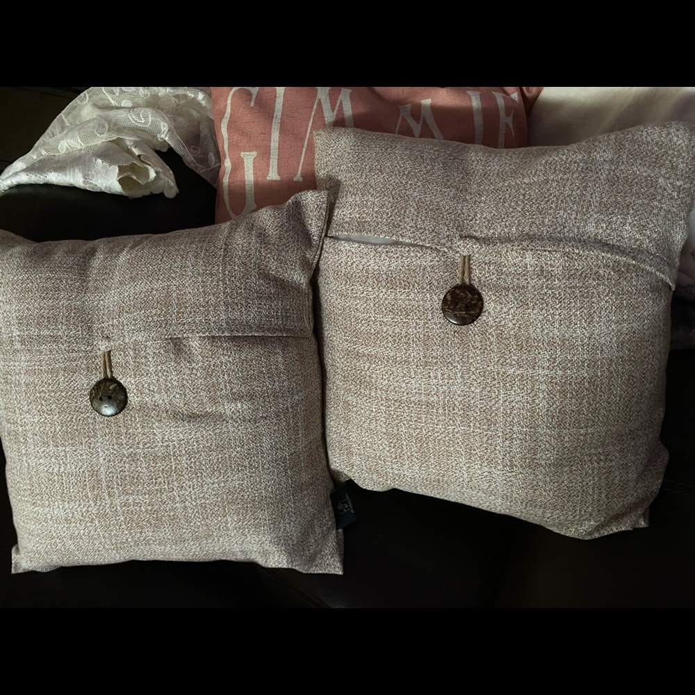 Tan Decorative pillows